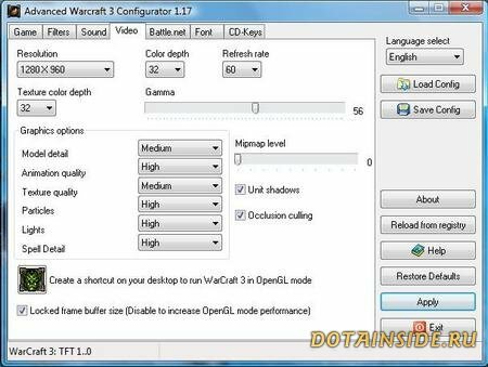 Программы Dota: Advanced WarCraftIII Configurator (в. 1.17) Программы Dota: Advanced WarCraftIII Configurator (в. 1.17)