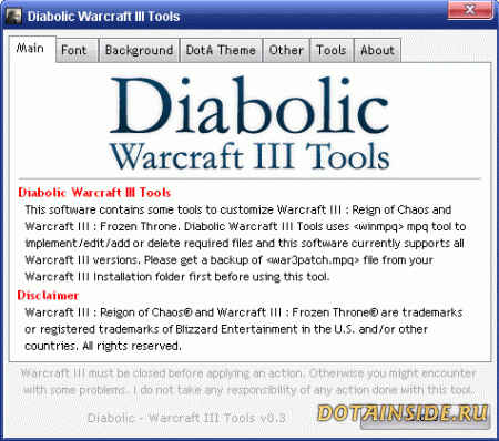 Diabolic Warcraft 3 Tools