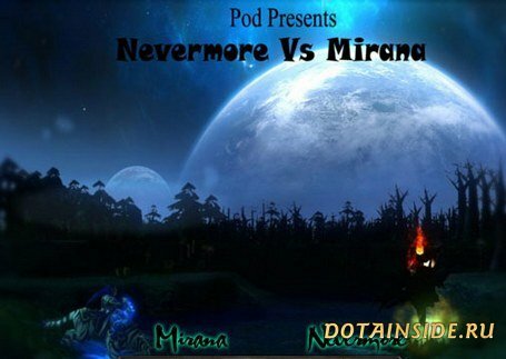  WC3: Nevermore vs Mirana 7.7